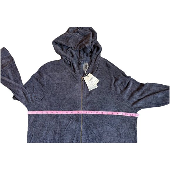 Barefoot Dreams Jacket Mens L CozyChic Ultra Lite Full Zip Hooded Jacket UNISEX - Picture 8 of 10
